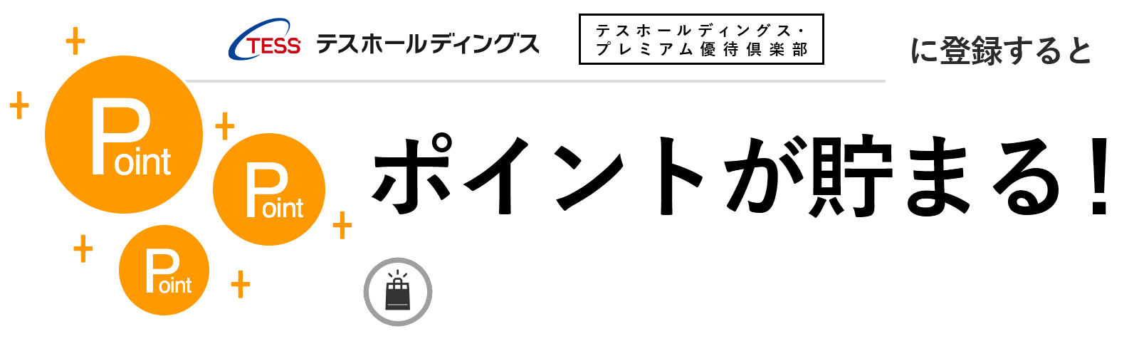 テスホールディングス・プレミアム優待倶楽部に入会するとポイントが貯まる